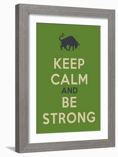 Keep Calm Poster-MishaAbesadze-Framed Art Print