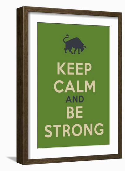 Keep Calm Poster-MishaAbesadze-Framed Art Print