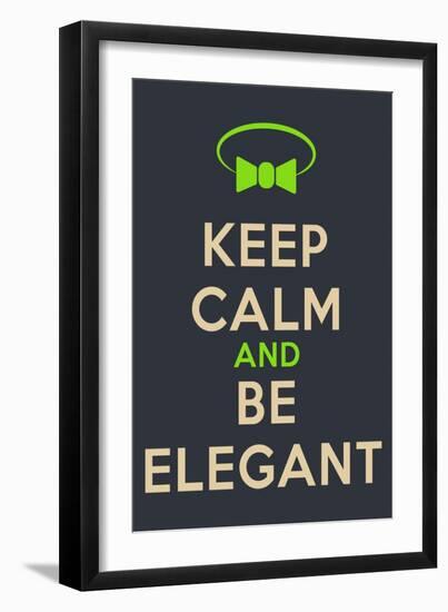 Keep Calm Poster-MishaAbesadze-Framed Premium Giclee Print