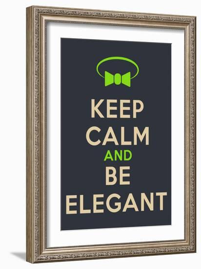 Keep Calm Poster-MishaAbesadze-Framed Art Print