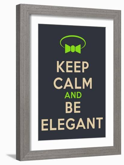 Keep Calm Poster-MishaAbesadze-Framed Art Print