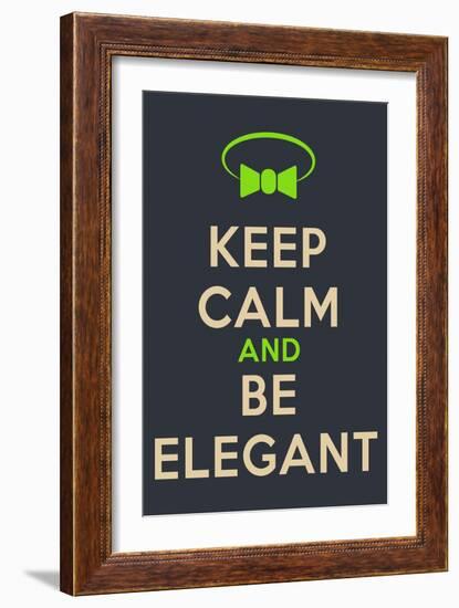 Keep Calm Poster-MishaAbesadze-Framed Art Print