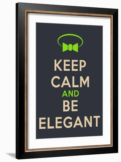 Keep Calm Poster-MishaAbesadze-Framed Art Print