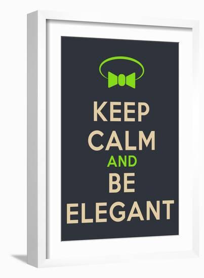 Keep Calm Poster-MishaAbesadze-Framed Art Print