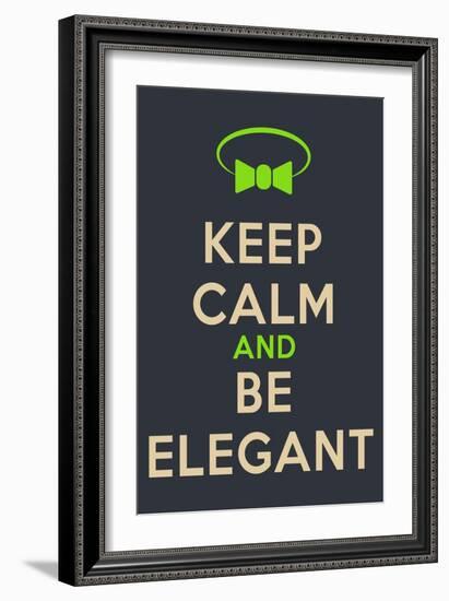 Keep Calm Poster-MishaAbesadze-Framed Art Print