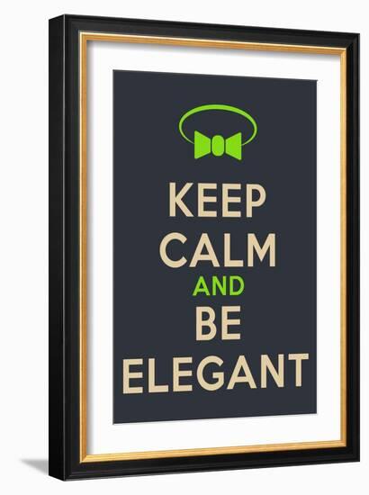 Keep Calm Poster-MishaAbesadze-Framed Art Print