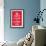 Keep Calm (Red)-null-Framed Giclee Print displayed on a wall