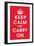 Keep Calm (Red)-null-Framed Giclee Print