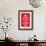 Keep Calm (Red)-null-Framed Giclee Print displayed on a wall