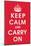 Keep Calm (Red)-null-Mounted Giclee Print