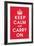 Keep Calm (Red)-null-Framed Giclee Print