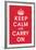 Keep Calm (Red)-null-Framed Giclee Print