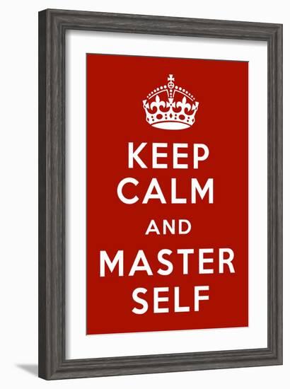 Keep Calm V-Mindy Sommers-Framed Giclee Print