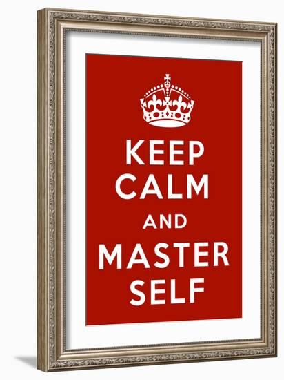 Keep Calm V-Mindy Sommers-Framed Premium Giclee Print