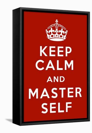 Keep Calm V-Mindy Sommers-Framed Premier Image Canvas