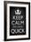 Keep Calm We Have Quick Sports-null-Framed Art Print