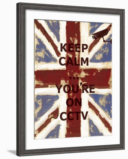 Keep Calm Your're on CCTV-Whoartnow-Framed Giclee Print