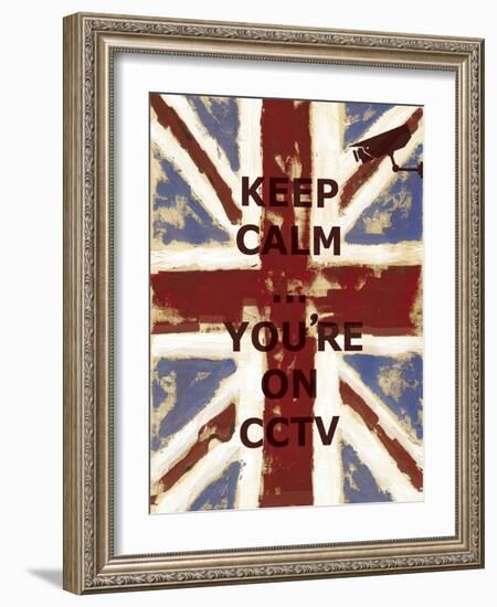 Keep Calm Your're on CCTV-Whoartnow-Framed Giclee Print