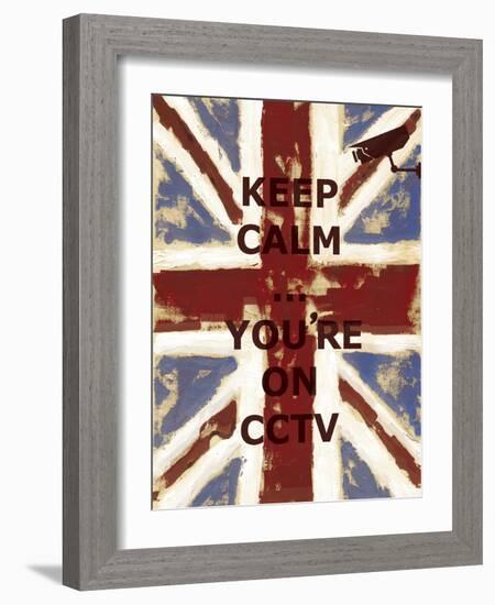 Keep Calm Your're on CCTV-Whoartnow-Framed Giclee Print