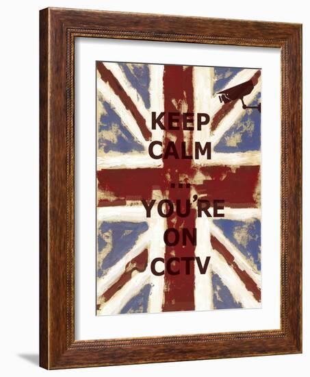 Keep Calm Your're on CCTV-Whoartnow-Framed Giclee Print