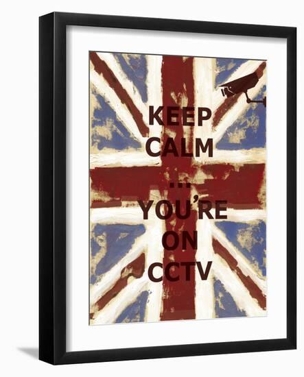 Keep Calm Your're on CCTV-Whoartnow-Framed Giclee Print