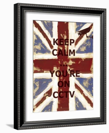 Keep Calm Your're on CCTV-Whoartnow-Framed Giclee Print