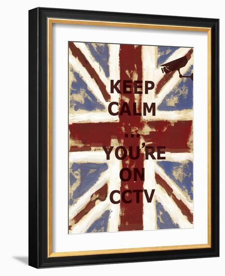 Keep Calm Your're on CCTV-Whoartnow-Framed Giclee Print