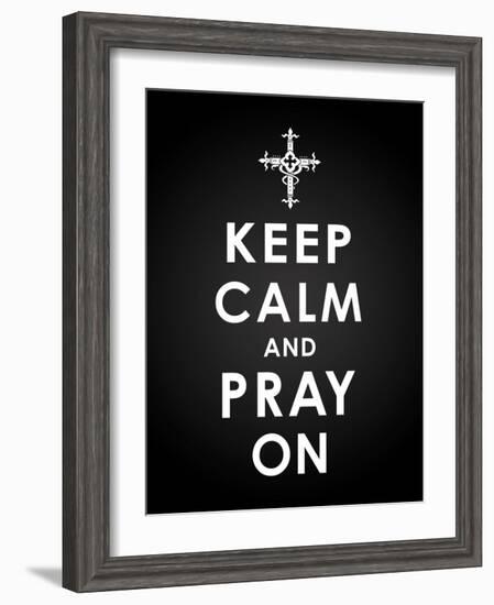 Keep Calm-Jace Grey-Framed Art Print