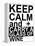 Keep Calm-Jan Weiss-Framed Stretched Canvas