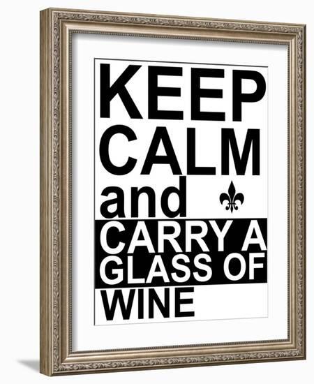 Keep Calm-Jan Weiss-Framed Art Print