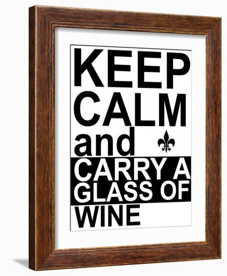 Keep Calm-Jan Weiss-Framed Art Print