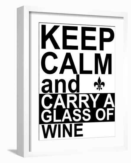 Keep Calm-Jan Weiss-Framed Art Print