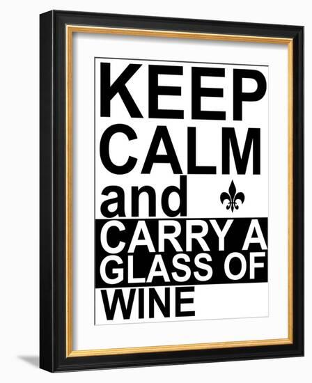 Keep Calm-Jan Weiss-Framed Art Print