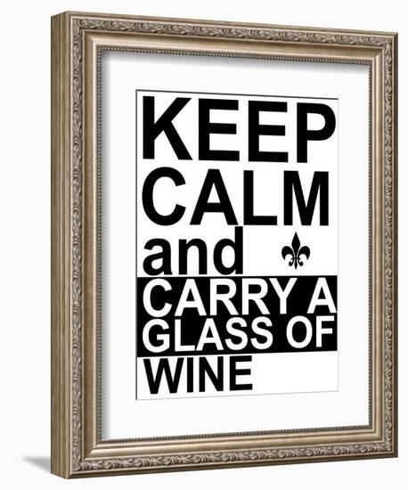 Keep Calm-Jan Weiss-Framed Art Print