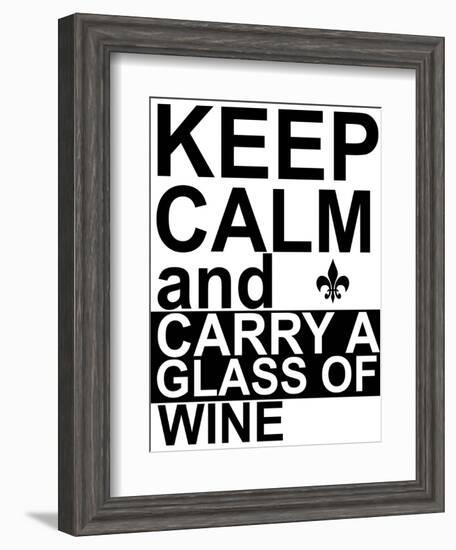 Keep Calm-Jan Weiss-Framed Art Print