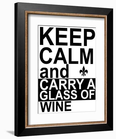 Keep Calm-Jan Weiss-Framed Art Print