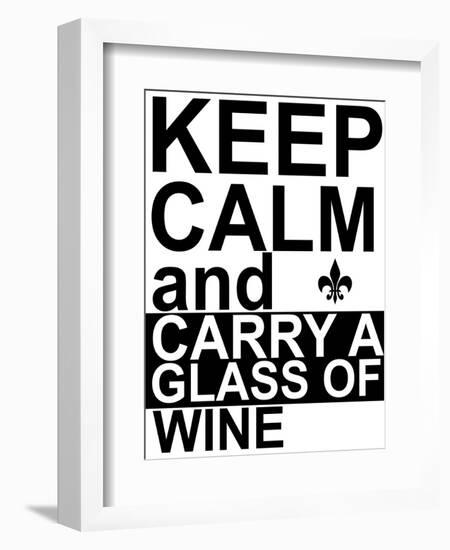 Keep Calm-Jan Weiss-Framed Art Print