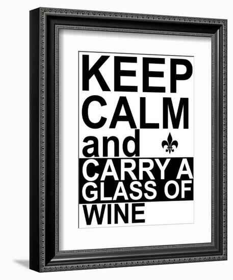 Keep Calm-Jan Weiss-Framed Art Print