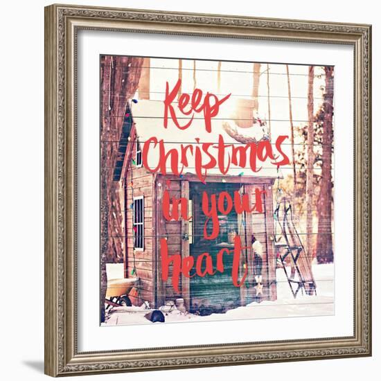 Keep Christmas In Your Heart-Kelly Poynter-Framed Art Print