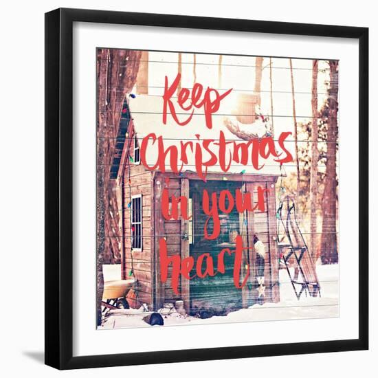 Keep Christmas In Your Heart-Kelly Poynter-Framed Art Print