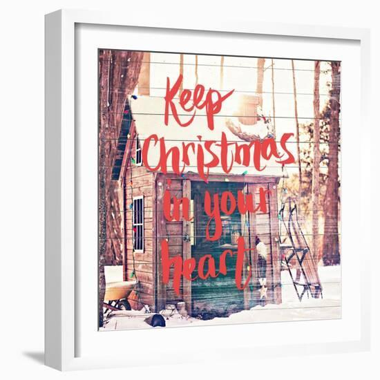 Keep Christmas In Your Heart-Kelly Poynter-Framed Art Print