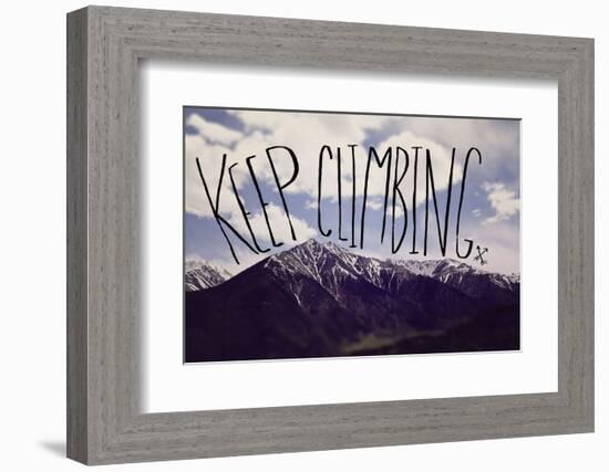 Keep Climbing-Leah Flores-Framed Art Print