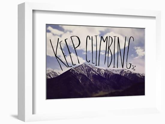 Keep Climbing-Leah Flores-Framed Art Print