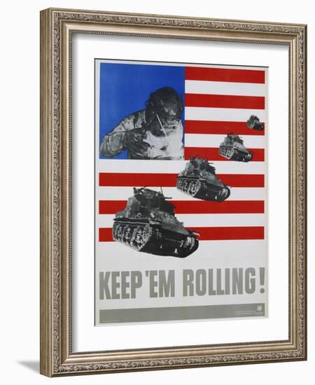 Keep 'Em Rolling! Poster-Leo Lionni-Framed Giclee Print