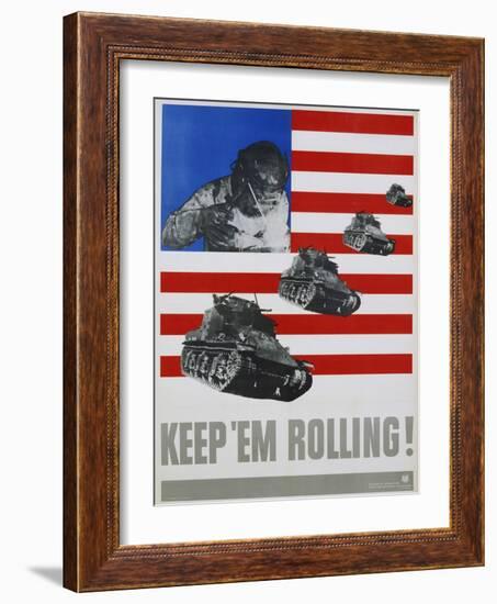 Keep 'Em Rolling! Poster-Leo Lionni-Framed Giclee Print