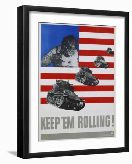 Keep 'Em Rolling! Poster-Leo Lionni-Framed Giclee Print