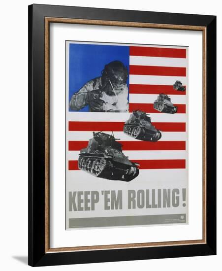 Keep 'Em Rolling! Poster-Leo Lionni-Framed Giclee Print