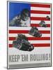 Keep 'Em Rolling! Poster-Leo Lionni-Mounted Giclee Print