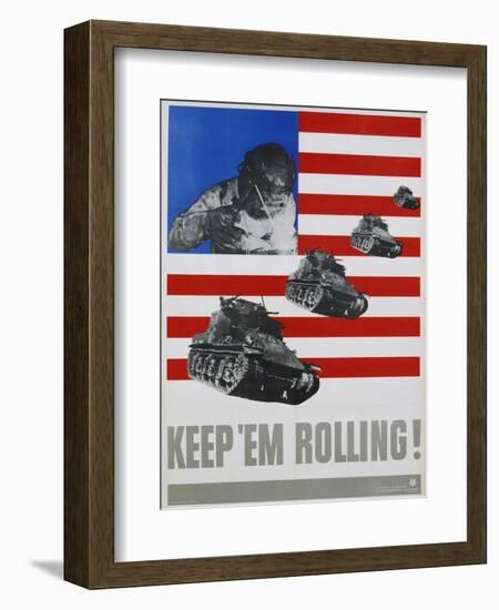 Keep 'Em Rolling! Poster-Leo Lionni-Framed Giclee Print