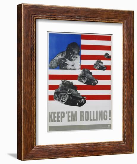 Keep 'Em Rolling! Poster-Leo Lionni-Framed Giclee Print